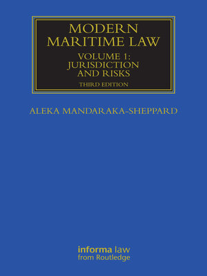 cover image of Modern Maritime Law (Volume 1)